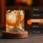 Whiskey Ice Ball Maker with Lid and Bin, 1.9" Round Ice Cube Trays for Freezer, Large Sphere Whisky Ices Cubes Tray Circle with Bucket&Tong, Cocktail Bourbon Brandy Scotch(Black-6 Balls*2 Pack)