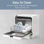 Small Pasta Bowls Set of 8, 16 Oz, 8 inch, Salad bowls, Ceramic bowls, Microwave & Dishwasher Safe, Light Colored Wave Edge