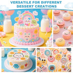 PatiFrussa 25 Count Edible Paper A4 11.7" x 8.3" Printable Frosting Sheets for Edible Printer, Icing Sheets for Cakes, Cupcakes, and Cookies, Professional Edible Image Paper