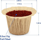 Reusable K Cup Coffee Pod Filters 2 Pack with 200 Counts Disposable Paper Coffee Filters, Compatible with Single Serve K CUP for Coffee Maker 2.0 & 1.0