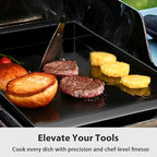 Utheer Ceramic Grill Griddle Insert for Geneis II Grills, Griddle Insert for Weber 7599, Fits Weber Genesis II 300/600 & Genesis 300 (2025+), Nonstick Griddle, Easy Clean, Rust-Resistant