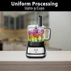 EMB IronBlade series 5-in-1 Food Processor, 1.5L Bowl, 4-Speed Control, Multi-Functional for Slicing, Shredding, Chopping, Kneading