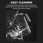 Subminimal NanoFoamer Pro Gen-2 – Revolutionary Hands-Free Microfoam Milk Maker for Cafe-Quality Foam, Coffee Bar Accessories for Dairy & Plant-Based Milk, Perfect Coffee Gifts – US Plug Type