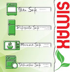 SIMAX Glassware Classic 1.5 Quart Loaf Dish, Pack of 2 Glass Loaf Pan Heat, Cold and Shock-Proof Borosilicate Glass, Made in Europe, Dishwasher Safe, 11x 4.8x 3 Inch