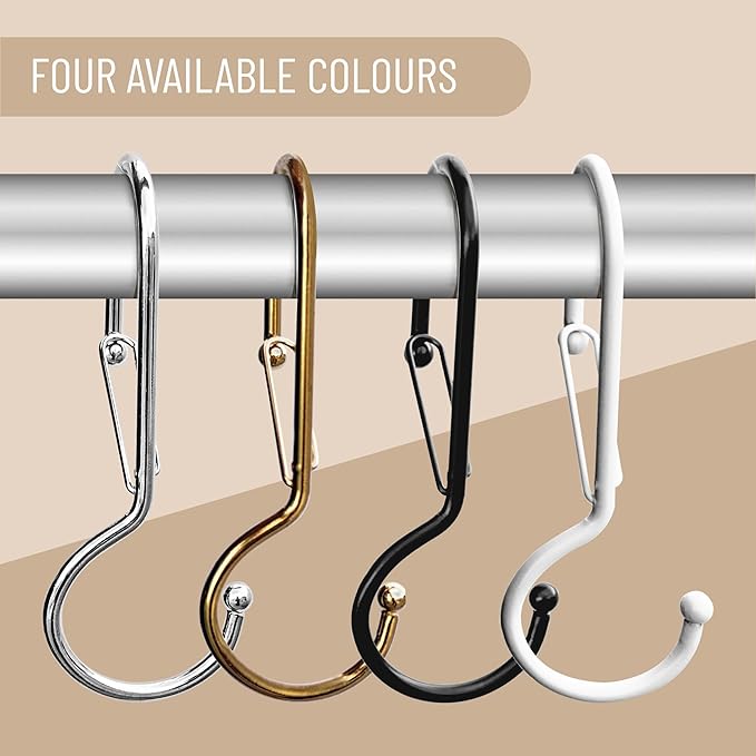 6 Purse Hanger for Closet. Tote Hanger. S-Shaped Hooks S Hooks Twist Design. Anti Drop S-Shaped Hook for hanging handbags with Safety Buckle to Prevent Falls. Heavy Duty. (Silver, Twisted)