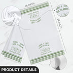 Funny Sourdough Baking Kitchen Towels, Gifts for Sourdough Bakers Tea Dish Towels for Kitchen, Baking Lover Gifts Decorative Hand Towels, 16x24 Inch Pink Green