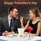 Nuogo 4 Pcs Fondue Pot Set Mini Melting Bowl Set with 16 Pcs Mini Forks for Cheese, Chocolate, Tapas, Butter and Caramel(White)