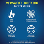 Oster Sangerfield 12-Piece Stainless Steel Cookware Set With Kitchen Tools, Non-Stick Pots and Pans, Durable Oven Safe Cookware for Home Cooking