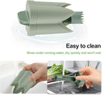 2PCS Pepper Corer,Chili Seed Remover Tool,Durable ABS Kitchen Gadget for Bell & Chili Peppers, 2-in-1 Design, Easy Twist Use, Ideal for Home Cooking, Camping(Green)