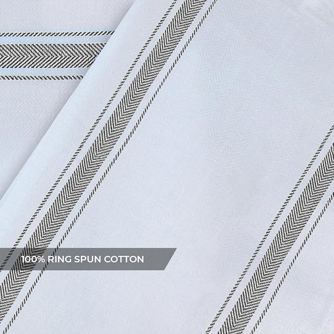 Dish Towels Set (Value Pack of 30) Size 15x25 Inch, 100% Cotton Soft & Absorbent Linen Kitchen Towels, Tea Towels, Reusable Cleaning Cloths for Household Cleaning (Grey)