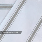 Dish Towels Set (Value Pack of 15) Size 15x25 Inch, 100% Cotton Soft & Absorbent Linen Kitchen Towels, Tea Towels, Reusable Cleaning Cloths for Household Cleaning (Grey)