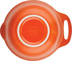 Rachael Ray Pantryware Mixing Bowl Measuring Cup and Utensil Set, 10 Piece, Orange