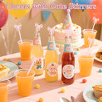 50 Pcs Bow Drink Stirrer, Reusable Acrylic Cocktail Stirrers, 15 cm / 6 in Pink Bow Swizzle Stir Sticks for Cocktails Coffee Bachelorette Party Wedding Festival Decoration