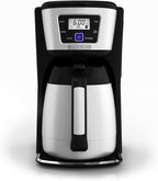 BLACK+DECKER 12-Cup Thermal Coffee Maker, Keep Coffee Hot with Insulated Stainless Steel Carafe, Digital Controls, Easy to Clean.