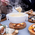 Boska Twinkle Cheese Fondue Pot - Great for Meat, Chocolate, and Cheese Snack - Serve 4 Persons Wedding Registry Items Kitchen Gifts for Family Housewarming - Use with Fondue Sticks
