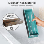 Magnetic Spice Rack for Refrigerator, Kitchen Organizer and Storage Shelf, Blue(2 Pack)