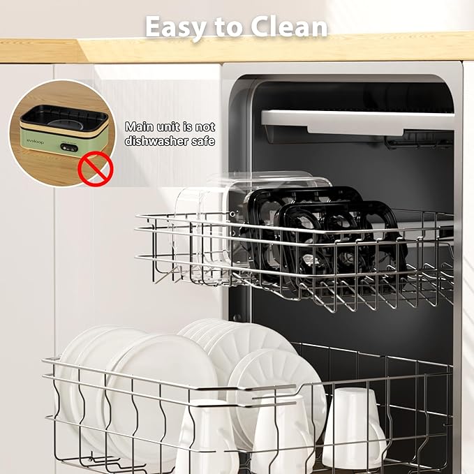 Evoloop Rapid Egg Cooker Electric 12 Eggs Capacity, Soft, Medium, Hard Boiled, Poached, Omelet Maker Egg Poacher & Vegetable Steamer, BPA Free Tray（Green）