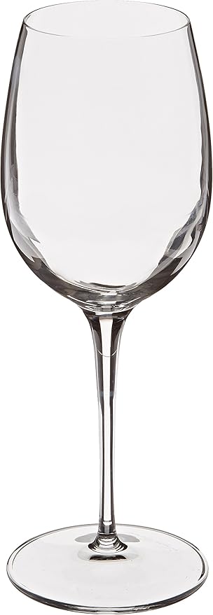 Luigi Bormioli Crescendo Chardonnay 13 Oz. White Wine Glasses Set Of 4, Crystal Wine Glass, Dishwasher Safe, Made In Italy.