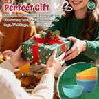 Homienly Plastic Bowls Alternative, Unbreakable Wheat Straw Cereal Bowls 8 PCS - Microwave & Dishwasher Safe Bowl for Cereal, Snack, Rice, Salad, Soup Bowls for Kitchen, Camping, Party(Muliti,26 OZ)