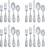 Spode Woodland 18/10 Stainless Steel 20pc. Flatware Set (Service for Four)
