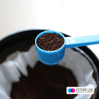 5g Plastic Measuring Spoons (10ml) – Pack of 5 mini Scoops for Protein Poweder, Creatine, Coffee, Lab, Baking, Laundry, Canisters, Dry Goods – 1 Teaspoon Measuring Spoons (tsp), Blue