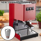 Low Profile Thin Drip Tray and One Single Hole Steam Tip 6 Bar 9 Bar 12 Bar OPV Spring Modification Kit with Long Stainless Steel Tube, Compatible with Pro Gaggia Classic Espresso Coffee Machine