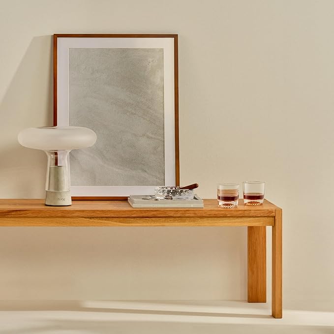 NUDE Whiskey Glasses Set of 2 – Ace 11.75 oz Handmade Lead-Free Crystal Old Fashioned Rocks Glasses for Whisky, Scotch & Bourbon – Dimpled Golf-Ball Base, Heavy Bottom, Luxury Gift Set