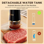 Vacuum Sealer Machine for Food Storage: Compact Food Sealer Saver 5X Fresh Longer, Handheld Detachable Water Tank, 10 PCS Vacuum Seal Bags for Kitchen Fridge Travel Seal Meal Mothers Day Gift For Wife