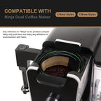 Reusable Coffee Pods for Ninja CPF301 Coffee Maker, 3 Pack Reusable K Cups Pods and 2 Pack Reusable Filters not for Ninja CFP101 & Ninja PB051