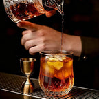 Ruckae Drinking Glasses Set of 8,11 oz and 7 oz Kitchen Water Glass Cups Set,Clear Curvature Glassware Dishwasher Safe,Mixed Drinkware for Beer,Juice,Cocktail,Whiskey,Milk and Various Mixed Drinks