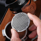 54mm Espresso Accessory Set For Breville Machines Includes Walnut & Leather Tamping Mat, Calibrated Tamper & Distributor, Dosing Funnel & Puck Screen, Bottomless Portafilter