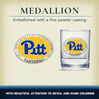 Heritage Pewter Pittsburgh Double Old Fashion | Double Rocks Glass 14 OZ for Liquor | Expertly Crafted Pewter Glass