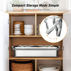 Chafing Dishes for Buffet with Glass Lid (9QT, 2Pack) - Food-Grade Stainless Steel, Rolled Rim Design, Foldable Frame, Lid Holder, Buffet Servers and Warmers Parties, Catering, Weddings