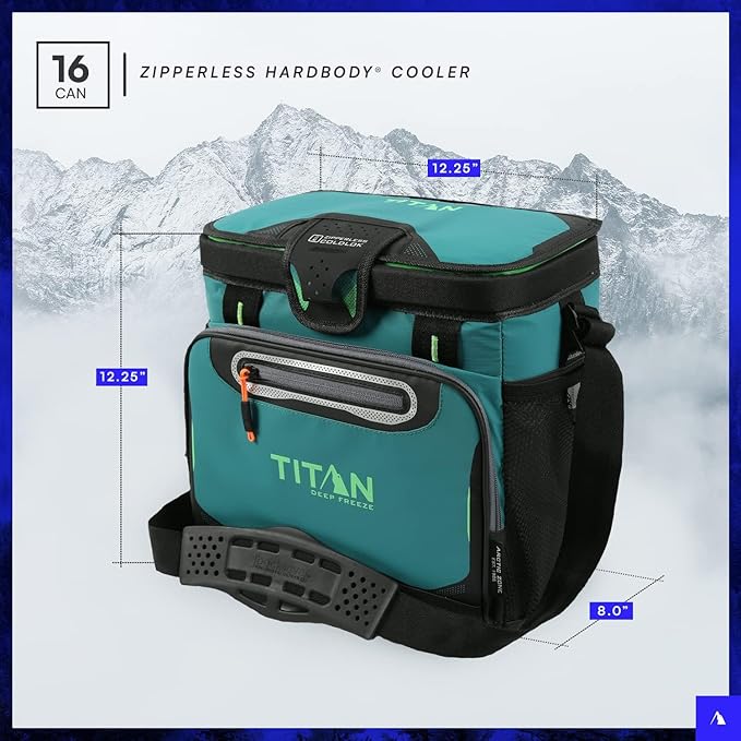 Titan by Arctic Zone 30 Can Zipperless Soft Cooler with HardBody Liner