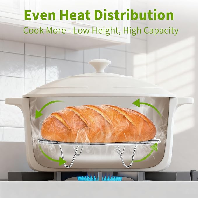 Steamer Cooling Rack Trivet Accessory Set, Include 9-holes Egg Steamer Cooking Rack with Heat Resistant Silicon Handles & Compatible for 6, 8 Quart Pressure Cooker Trivet, Instant Pot Accessories