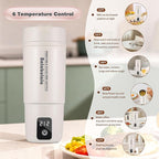 Travel Electric Kettle, Balabulala Portable Water Boiler with 6 Variable Presets,Small Electric Kettle with Keep Warm Temperature Controls & Boil Dry Protection, 17oz