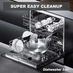 EWFEN 12 Inch Tri-Ply Stainless Steel Frying Pan, Skillet, Induction Cooking Pan, Dishwasher and Oven Safe, Fast & Even Heat, Heavy Duty and Detachable Handle