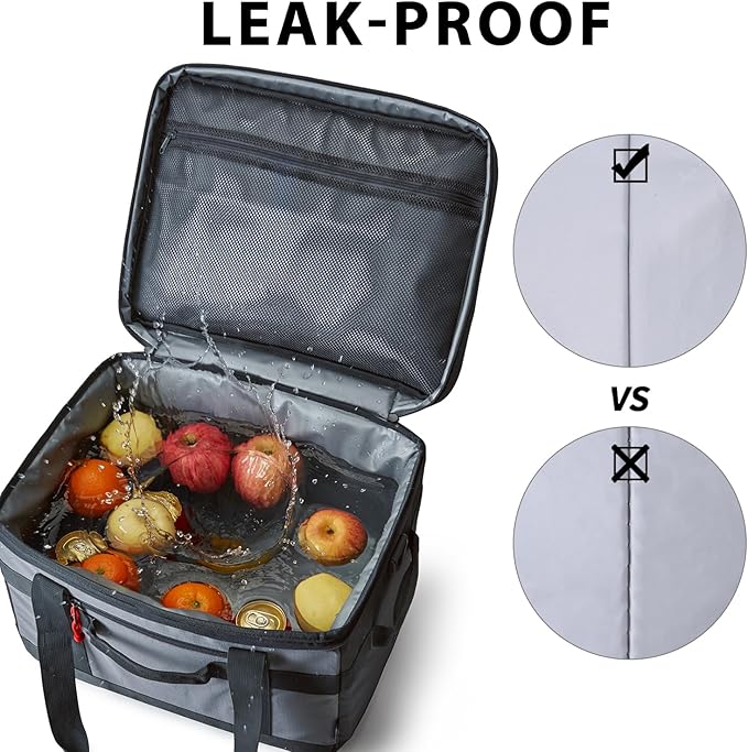 TOURIT Cooler Bag 48/60 Cans Insulated Soft Cooler Large Collapsible Cooler Bag 32/40L Lunch Coolers for Picnic, Beach, Work, Trip