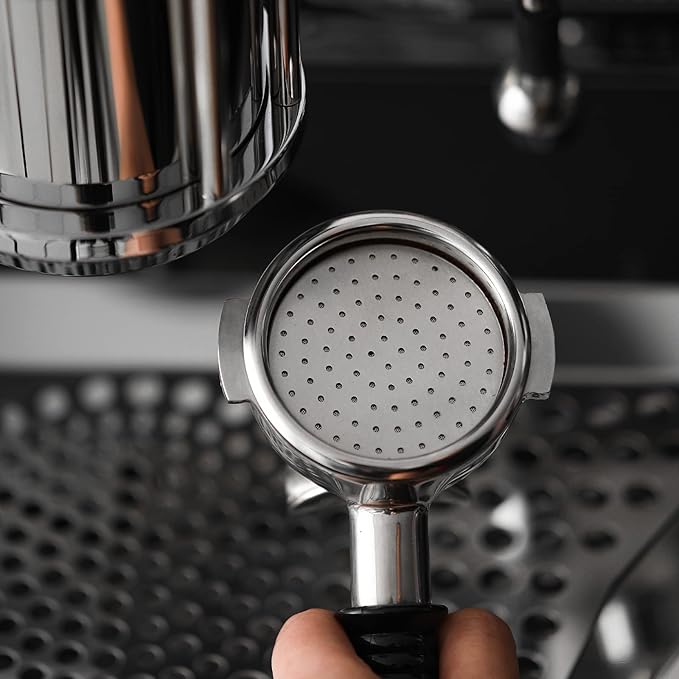 MHW-3BOMBER 51mm Espresso Puck Screen 2 Packs Metal Coffee Filter Reusable Espresso Filters for 51mm Portafilter Basket 0.8mm Thickness FG7008S-OS