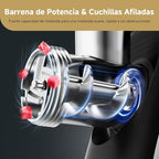 AAOBOSI Meat Grinder Electric, [2800W Max] Meat Grinder, Cheese Grater, Sausage Maker & Kibbe Kit for Home Use