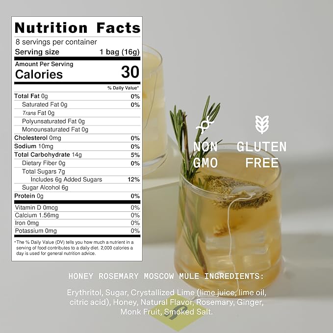 SAYSO Variety Pack | Skinny Mix Includes Spicy Margarita, Cardamom Paloma, Hibiscus Cosmopolitan & Honey Rosemary Moscow Mule Craft Cocktail & Moctkail Mixers (Low-Calorie & Low Sugar), 8-Pack Assorted