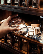 LUXU Whiskey Glasses-Premium 11 OZ Scotch Glass Set of 6 /Old Fashioned Whiskey Glasses/Style Glassware for Bourbon/Rum glass,Clear