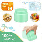 Kids Bento Lunch Box with 12oz Soup Thermo, Kids Leakproof Lunch Food Container with 4 Compartments, Insulated Lunch Bag & Water Cup for Girls Boys to School Travel