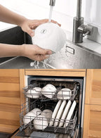 Sweese 20 Oz Porcelain Bowls Set of 6 - Durable for Cereal, Soup, Rice, Pasta, Salad, Oatmeal - Microwave Dishwasher Safe, White