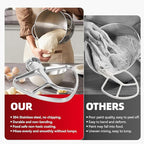 K45B Stainless Steel Flat Beater for Kitchenaid Tilt Head Stand Mixer, Polished Paddle Attachment for KitchenAid Mixer Attachments, Fits 4.5-5 Quart Models, Dishwasher Safe