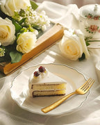 Silverware Set,Ollex 40-Piece Hammered Gold Flatware Cutlery Set for 8 Mirror Finished with Anti-rust stainless steel Spoon Knives Forks for Kitchen Hotel Party Modern Utensil Sets, Dishwasher Safe