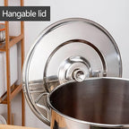 Pasta Cooker Insert Set Stainless Steel Pasta Pot With Strainer Basket Multipots Cooking Tool For Noodles Dumplings Pasta For Home Kitchen Restaurant,4 Holes
