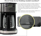 12-Cup Replacement Glass Carafe Pot Compatible with Hamilton Coffee Maker Models 46310, 49976, 49966, 49350, 49957, 49954, 49933, 49980A, 49980Z, 49983, 49618, 46300, 49950