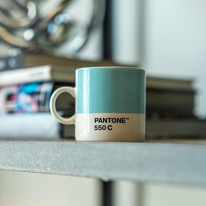 PANTONE 101040012 Ceramic Espresso Cup 6.20 x 8.60 x 6.15 cm, Ceramic, Aubergine, 6,20 x 8,60 x 6,15 cm