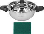 Yctze Mini Pressure Cooker, Stainless Steel Pressure Cooker Explosion Proof 1.8 Liter Pressure Cooker for Home